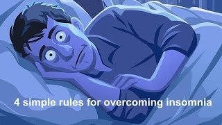 Short Story 4 simple rules for overcoming insomnia [upl. by Farlee]