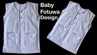 Baby Boy Fotuwa Design  5 to 6 Years Baby Placket Fotuwa  ছেলে বাচ্চাদের ফতুয়া কাটিং ও সেলাই [upl. by Zeiger]