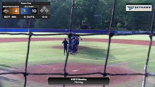 BSB Point University vs BrewtonParker College Game One [upl. by Nednyl]