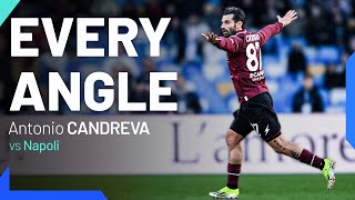 Candreva With an Outrageous Finish  Every Angle  NapoliSalernitana  Serie A 202324 [upl. by Astrid]