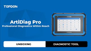 TOPDON ArtiDiag Pro  Unboxing  Diagnostic Tool [upl. by Zzaj]