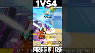 1vs4 Destroyed in second 🤯 SCYTHE 🤯 freefire freefiremax foryou foryoupage shorts trending [upl. by Westphal]