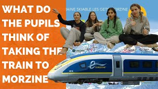 Getting the Train to Morzine for a school ski trip  what the pupils think [upl. by Yramesor]