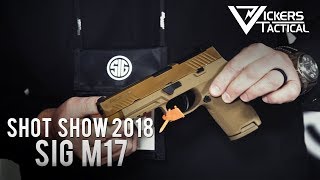 Shot Show 2018  SIG M17 [upl. by Haywood]