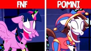 Dusk Till Dawn  Pomni Vs Twilight Sparkle 2  FNF x AMAZING DIGITAL CIRCUS  Friday Night Funkin [upl. by Derej]