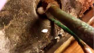 Left Wine Cellar Replacing Evaporator amp Finding a Refrigerant Leak in the Attic Part 3 [upl. by Ahsyekal]