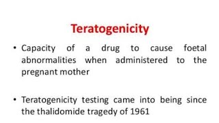 What is mean by Teratogenicity Teratogenic drugs [upl. by Harpp]