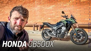 2023 Honda CB500X Review  Daily Rider [upl. by Nahtnaoj]