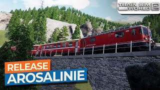 TSW 2 Arosalinie Chur  Arosa RELEASED｜Drawyah [upl. by Hannahoj263]