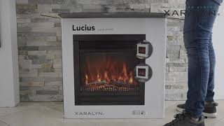 Xaralyn Electric LED Fireplace Lucius [upl. by Fredenburg]