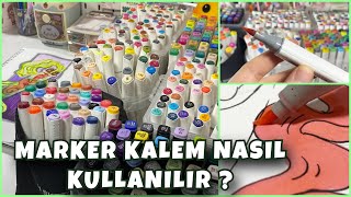 Marker kalem nasıl kullanılır Hangi defter tercih edilir  karışım nasıl yapılır [upl. by Pejsach]