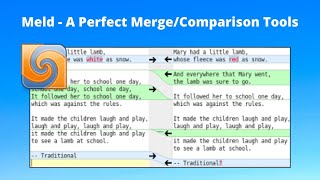 Meld  A Perfect Merge and Comparison Tools for Developer [upl. by Macfadyn]