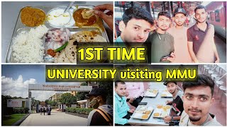 1ST TIME UNIVERSITY VISITING MMU MULLANA UNIVERSITYMaharishiMarkandeshwarUniversity [upl. by Sosthenna]