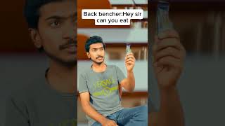 First bench vs Back becher funny memes viralshort thebackbenchersteacher [upl. by Schurman1]