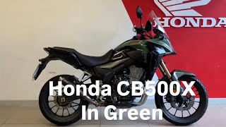 Honda CB500X green 2 [upl. by Inerney]