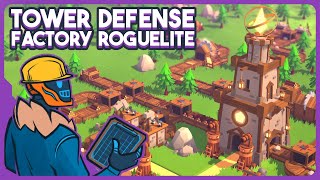 Tower Defense Factory Builder Roguelite  Tower Factory [upl. by Ehud]