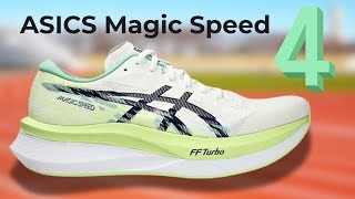 ASICS Magic Speed 4 First Run Review [upl. by Annahoj]