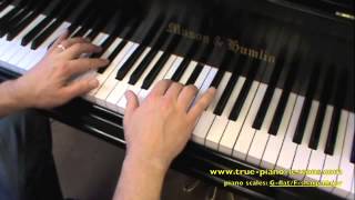 G flatF sharp Major Scale For Piano [upl. by Gagnon382]