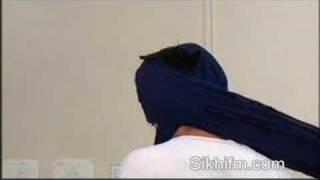 How to tye a Nok Style Turban the Sikh Way [upl. by Stallworth927]