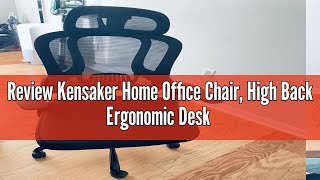 Review Kensaker Home Office Chair High Back Ergonomic Desk Chair with 3D Armrests Lumbar Support [upl. by Acenom]