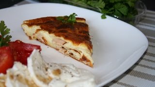 Quiche sans pâte au jambon facile et rapide [upl. by Nuawaj156]