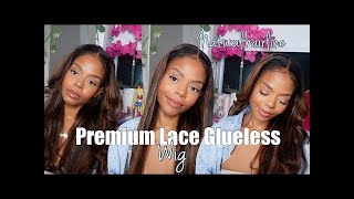 Highlight Color 1B30 Wear amp Go Glueless HD LACE WIG ft PREMIUM LACE WIG [upl. by Llednahs]