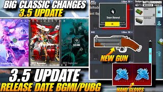 BIG Classic Changes 35 Update BgmiPubg  New Features 35 Update  Bgmi 35 Update Release Date [upl. by Rexanna]