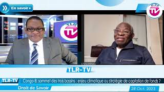 CONGOBRAZZAVILLE  SOMMET DES TROIS BASSINS ENJEU CLIMATIQUE OU STRATEGIE DE CAPTATION DE FONDS [upl. by Asenej]