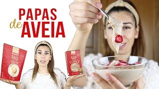 Papas de Aveia em 2 minutos  Receita Saudável [upl. by Eimac850]