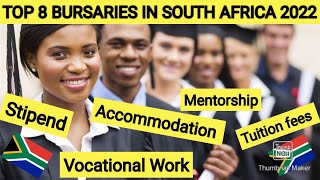 TOP 8 BURSARIES IN SOUTH AFRICA 2022  BURSARIES FOR SOUTH AFRICANS [upl. by Arzed]