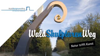 WaldSkulpturenWeg  Natur trifft Kunst im Naturpark SauerlandRothaargebirge [upl. by Hairakcaz]