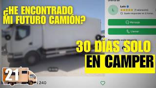 Mis RETOS  DIA 21 de 30 VIVIENDO SOLO en un camión camper  El día a día de Viajando Simple [upl. by Nivled833]