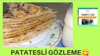 PATATESLİ GÖZLEME  PATATESLİ GÖZLEME TARİFİ gözlemetarifi patates [upl. by Atahs]