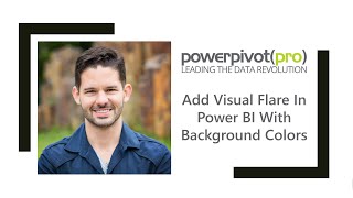 Add Visual Flare In PBI With Background Colors [upl. by Odlaniger]