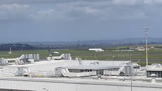 An Air New Zealand Plane From Gisborne Lands At Auckland Airport In Auckland New Zealand [upl. by Annig126]