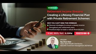 Webinar Retirement Income Streams Creating a Lifelong Financial Plan with PRS [upl. by Anemolihp]