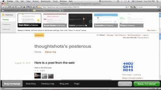 How to Get Started with Posterous [upl. by Nnailuj]