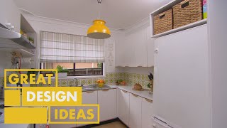 This Kitchen Makeover Cost Less than 600  DESIGN  Great Home Ideas [upl. by Ylus874]