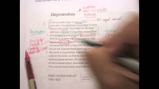 Ozymandias Part IIAnnotation and Commentary [upl. by Williams]