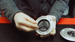 LighTech Motorcycle Fuel Filler Cap Review by Reactive Parts [upl. by Arni]