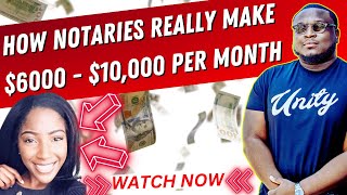 How Notaries Really Make 6000  10000 Per Month [upl. by Wallack749]