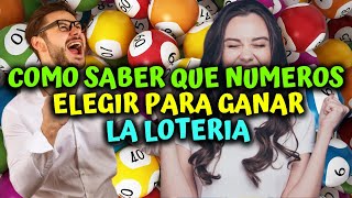 Como saber que numeros elegir para ganar la loteria [upl. by Eniliuqcaj]