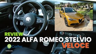 2022 Alfa Romeo Stelvio Veloce Review and Test Drive [upl. by Niwri298]