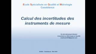 Comment calculer les incertitudes de mesure [upl. by Asemaj]