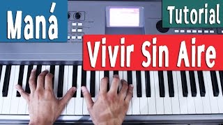 Vivir Sin Aire  Mana  Piano Tutorial by Juan Diego Arenas [upl. by Ear]