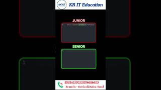 DIV Senior vs Junior A Deep Dive 🧐 shorts programming python [upl. by Philina]