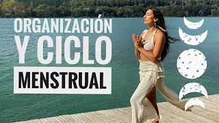 🌘ORGANIZACIÓN con tu CICLO MENSTRUAL🌒Reconoce tus ciclos y cómo te afectan [upl. by Ardisj]