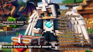 LIVE SERVER TRISULA SURVIVAL MCPE [upl. by Arodoeht]