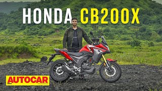 Honda CB200X review  200X rated  First Ride  Autocar India [upl. by Gronseth162]