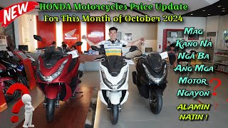 HONDA PRICE LIST PHILIPPINES OCTOBER 2024 [upl. by Melina684]